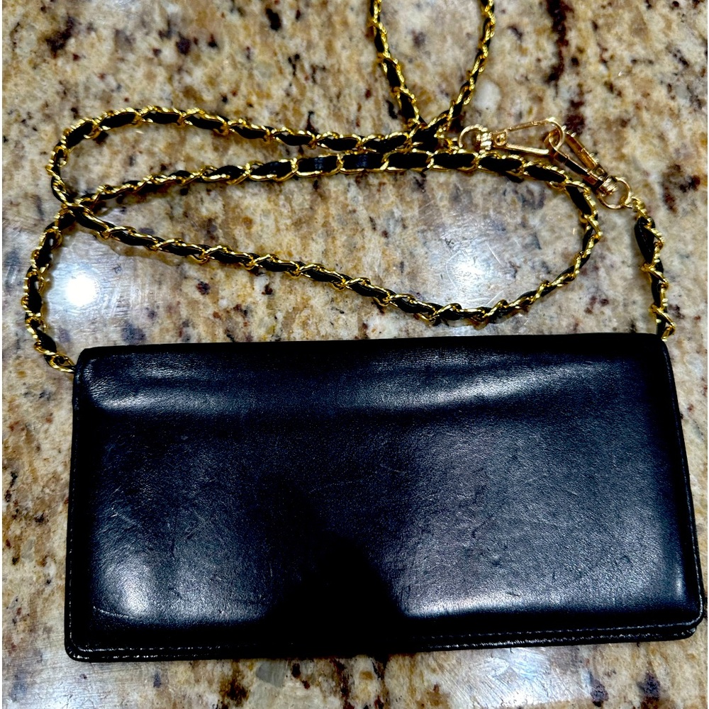 COPY - 🔥Louis Vuitton Black Leather Bifold Wallet